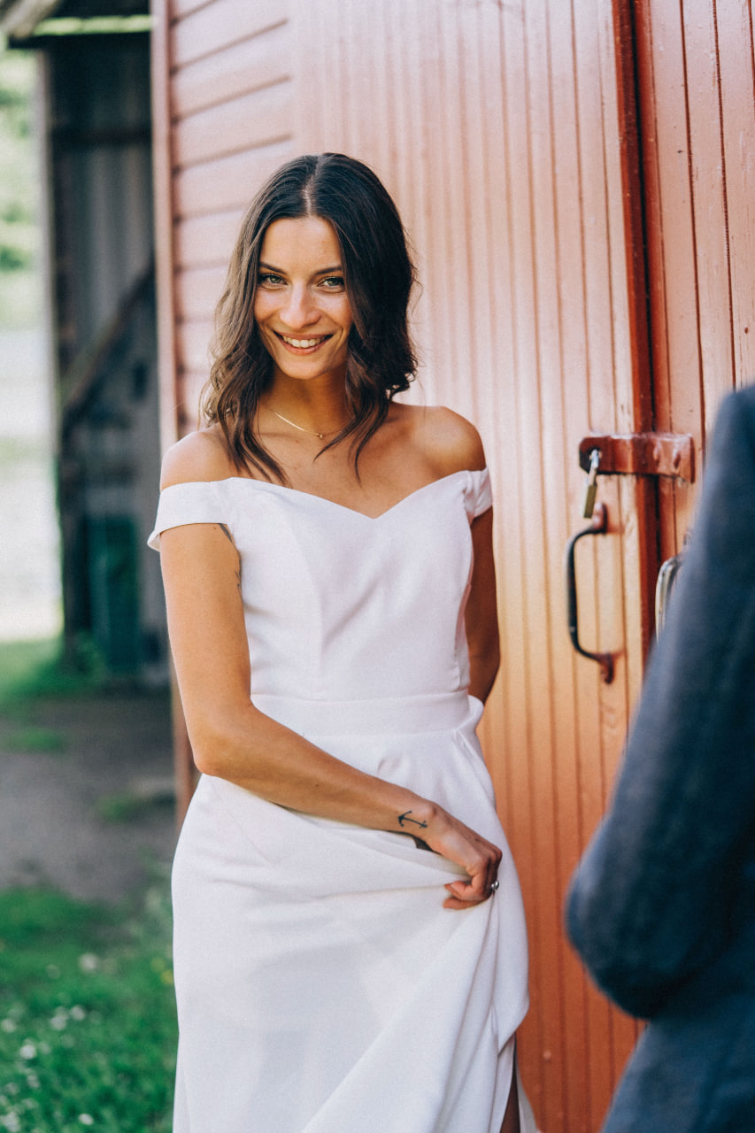 hochzeitsfotograf lübeck Weiß Kleid